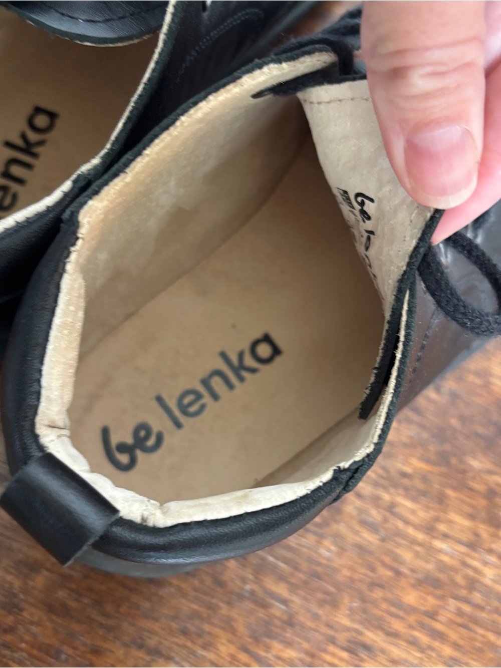 Be Lenka Icon Black Leather Chukka Barefoot Shoes Ankle Boots Unisex Sz EU 38 - Picture 8 of 11